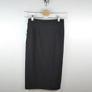 Aritzia Babaton Gabe Black Pencil Skirt